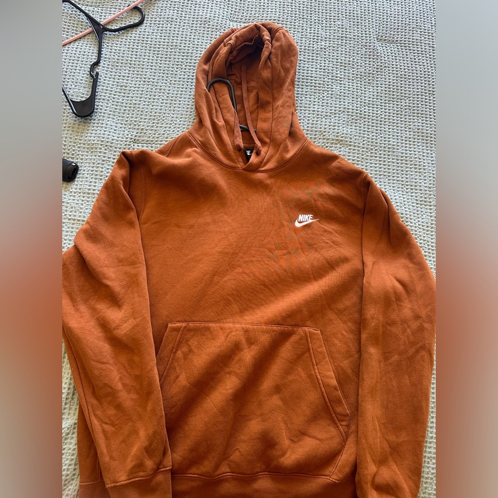 Nike pumpkin colored hoodie